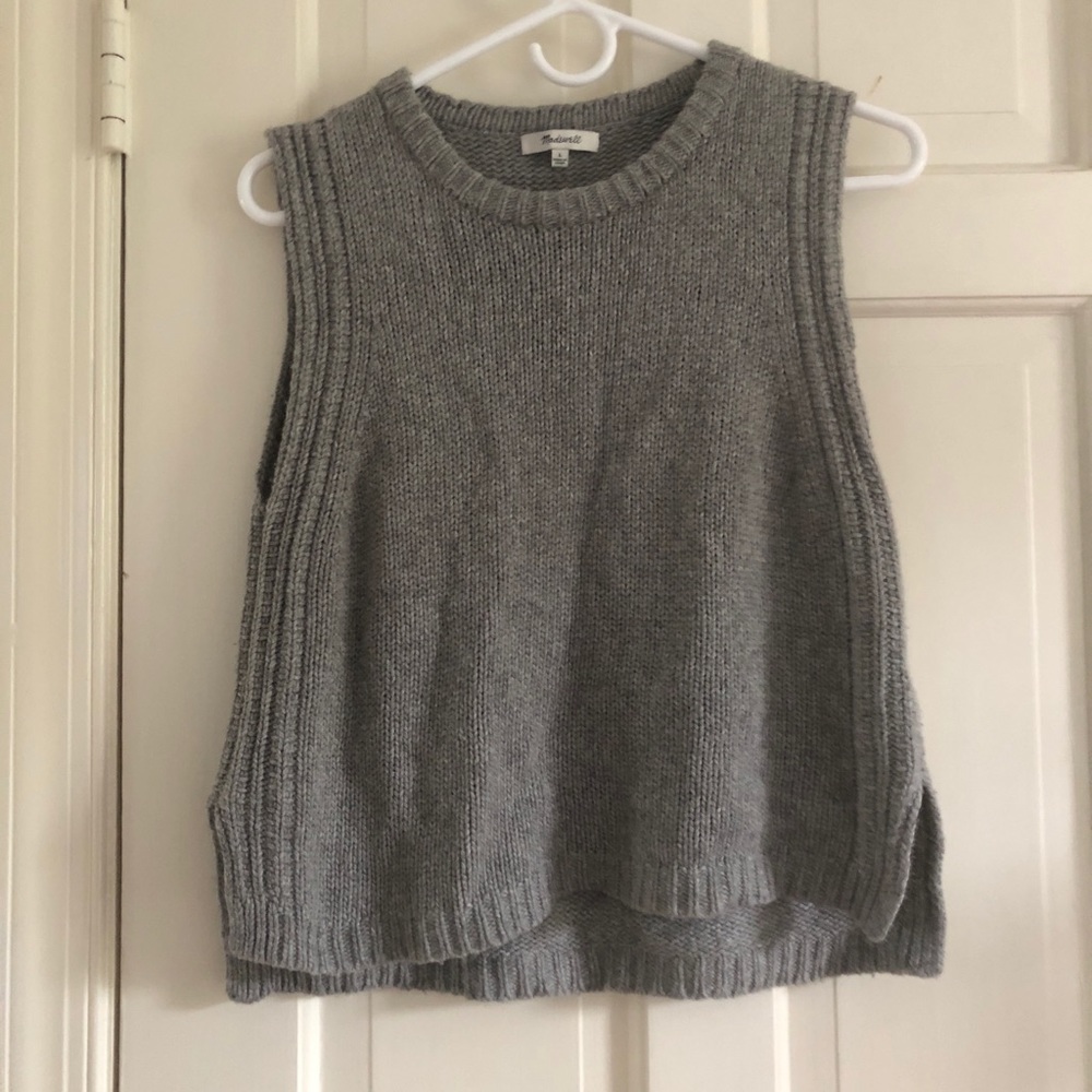 Madewell Grey Sweater Tank